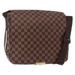LOUIS VUITTON Damier Ebene Bastille Shoulder Bag N45258 LV Auth ka989